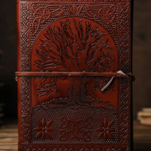 A5 Tree of life Leather Blank Book grimoire leather journal book of shadows spell book leather diary journal notebook sketchbook gift for artists