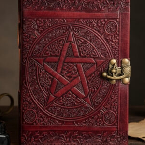 Onyx Oasis Leather Journal Diary with metal lock vintage Journal handmade 200 pages