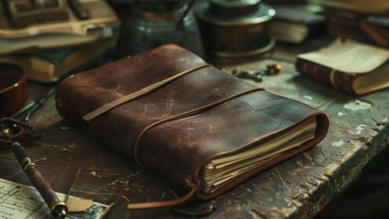 The Rise of Rustic Aesthetics: Vintage Leather Journals as Home Décor