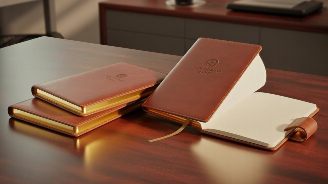 Custom Leather Notebooks: The Smartest Branding Tool for Companies in the USA