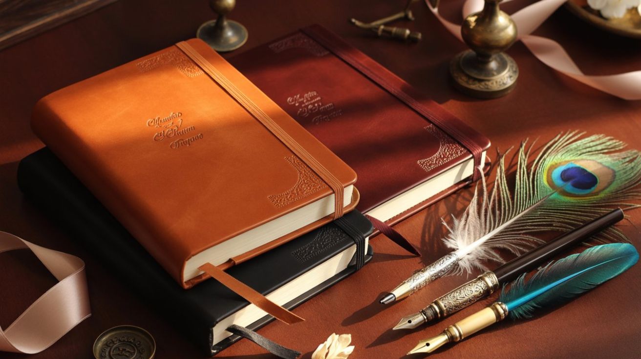 Luxury Gifting Ideas: Custom Leather Notebooks and Feather Pens 2025