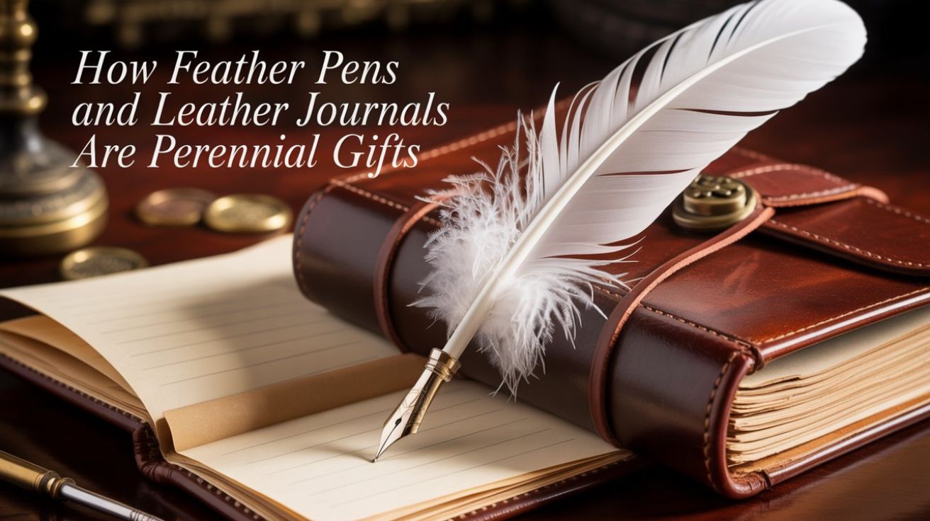 How Feather Pens and Leather Journals are Perennial Gifts