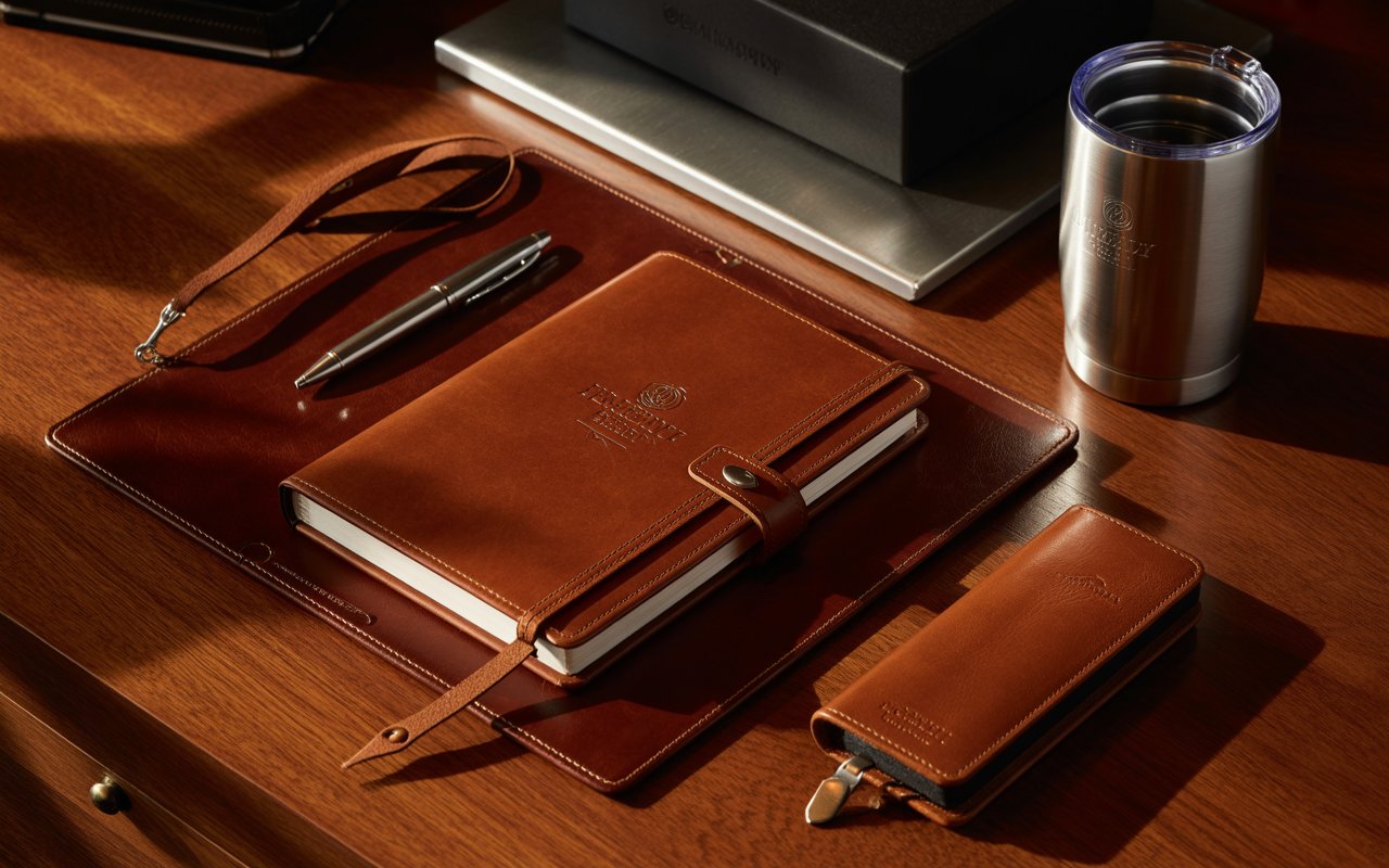 Gifts Premium Corporate Gifts Your Employees Will Use Every Day: Leather Journals and More.