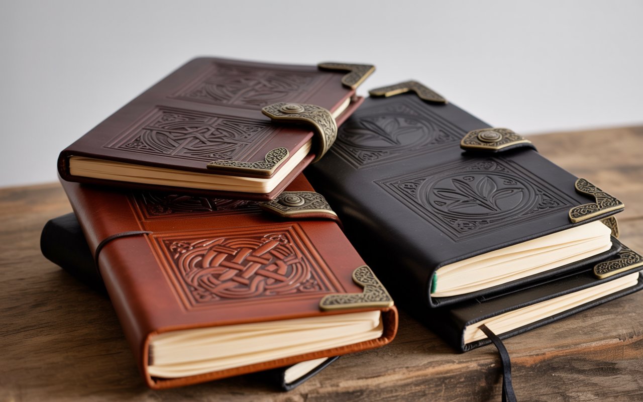 Embossed Leather Journals