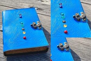 Chakra Leather Journal